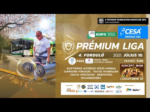 Embedded thumbnail for CESA® Strongman Prémium Liga 4. forduló Paks